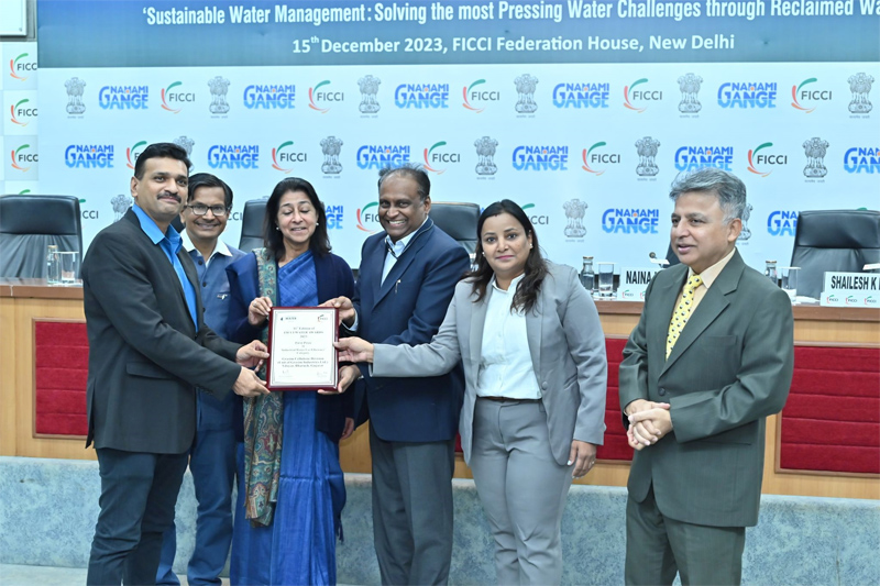Grasim Cellulosic Division, Vilayat - Bharuch (Unit of Grasim Industries Limited) won the 1st prize at the 9th India Industry Water Conclave and the 11th Edition of FICCI Water Awards held on December 15, 2023
