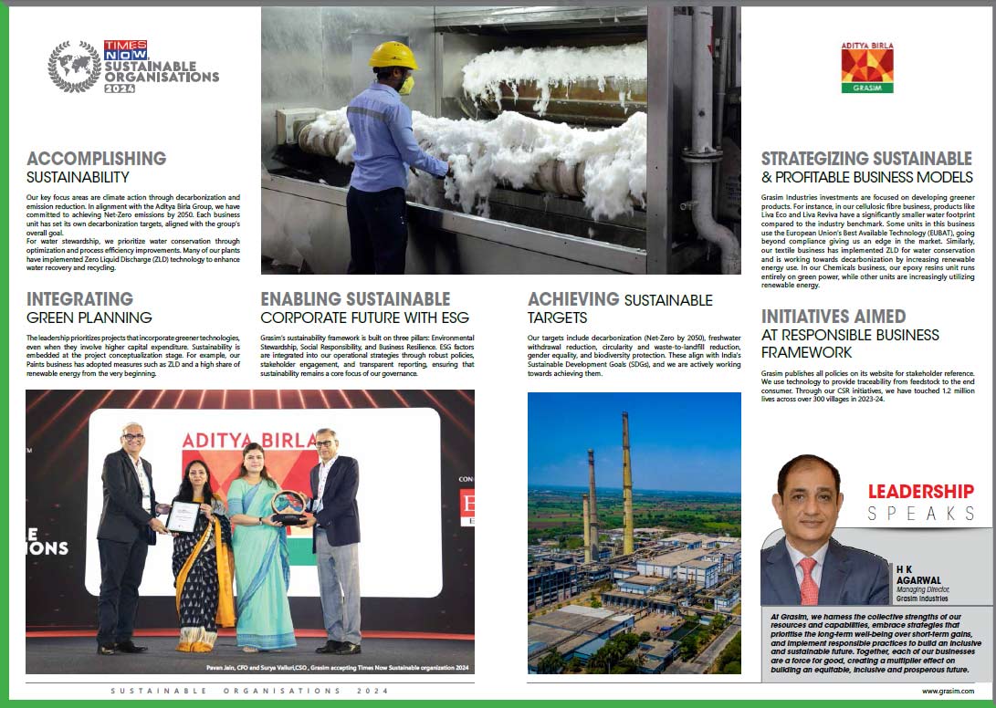 The Times Now Sustainable Organisations 2024 Coffee Table Book