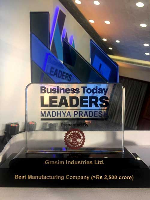 Business Today, India’s leading business magazine organised the Business Leaders of Madhya Pradesh Awards at Bhopal to recognise the best companies in Madhya Pradesh.